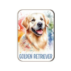  Kutyás fa hűtőmágnes, Golden Retriever