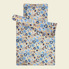  Kutyás sárga ovis paplan párna szett lakástextília