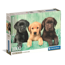  Kutyás Three Labs 1000 db-os puzzle Clementoni társasjáték