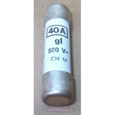 KVGY Hengeres CH-14 40 A betét 14x51 villanyszerelés