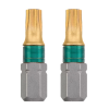 KWB TITAN TORX T15 torziós behajtó bit 25mm (2db) (49124215) (49124215)