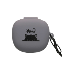 kwmobile fejhallgató tok JBL Live Pro 2 TWS, szürke/fekete, szilikon, KWM000020FU002C fülhallgató, fejhallgató tok