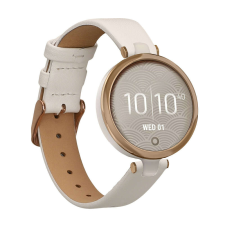 kwmobile szíj Garmin Lily Sporthoz, fehér, természetes bőr, KWM000020AH003C okosóra kellék
