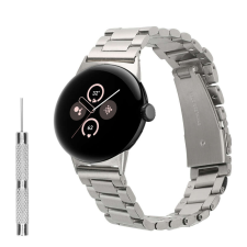 kwmobile szíj Google Pixel Watch 2/Pixel órához, ezüst, acél, KWM000025AC001C okosóra kellék