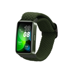 kwmobile szíj Huawei Band 8-hoz, sötétzöld, nylon, KWM0000206B004C okosóra kellék