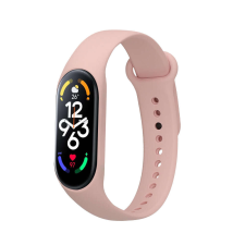 kwmobile szíj Xiaomi Mi Band 7-hez, világos rózsaszín, szilikon, KWM0000252C002C okosóra kellék