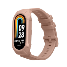 kwmobile szíj Xiaomi Mi Band 8-hoz, világos rózsaszín, szilikon, KWM0000252E003C okosóra kellék