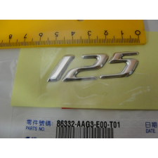 KYMCO „125” matrica Kymco Vázak, idomok, kiegészítők Matricák információs címke