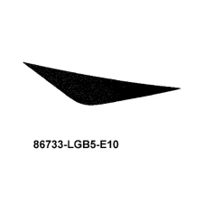 KYMCO 86733-LGB5-E10-T01 matrica Kymco Vázak, idomok, kiegészítők Matricák információs címke