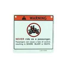 KYMCO 8-as figyelmeztető matrica Kymco Vázak, idomok, kiegészítők Matricák információs címke