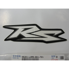 KYMCO „RS” matrica 86281-LHM9-E61-T01 Kymco Vázak, idomok, kiegészítők Matricák információs címke