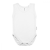 Kynga fehér ujjatlan baba body 80