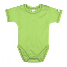 Kynga kivizöld rövid ujjú baba body 62-98 kombidressz, body