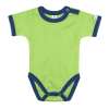 Kynga kivizöld-sötétkék rövid ujjú gyerek body 104-152 cm