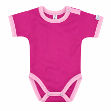 Kynga magenta-sötét rózsaszín rövid ujjú koraszülött baba body 50 kombidressz, body