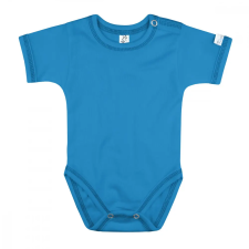 Kynga türkizkék rövid ujjú baba body 62 - KIFUTÓ SZÍN, UTOLSÓ DARABOK! kombidressz, body