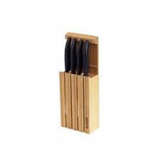 Kyocera bambusz késtartó, 4-es (KBLOCK4) kés és bárd