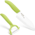 Kyocera Santoku kés 14 cm + Y hámozó szett, zöld (CP10GR, FK140WHGR) (CP10-FK140WHGR) (ALE020544)
