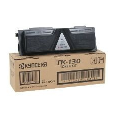Kyocera TK130 Lézertoner FS 1028DP MFP, 1300D nyomtatóhoz, KYOCERA fekete, 7,2k nyomtatópatron & toner