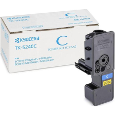 Kyocera TK5240 Lézertoner M5526CDN, 5526CDW, P5026CDN, 5026CDW nyomtatókhoz, KYOCERA, cián, 3k nyomtatópatron & toner