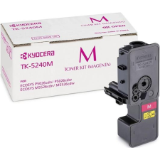 Kyocera TK5240 Lézertoner M5526CDN, 5526CDW, P5026CDN, 5026CDW nyomtatókhoz, KYOCERA vörös, 3k nyomtatópatron & toner