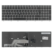  L09593-211 gyári új magyar szürke-fekete háttérvilágításos laptop billentyűzet laptop alkatrész