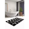  L'essential Maison Akril Fürdőszoba Szőnyeg Többszínű Elegáns - Fekete (70 x 120)