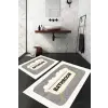  L'essential Maison Bathmat Set (2 Pieces) White Dc-8026