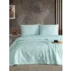  L'essential Maison Double Bedspread Mint Kareli Saten - Mint