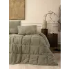  L'essential Maison Dupla Paplan és Párna Szett Stone Pelus - Stone
