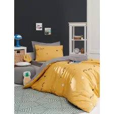  L'essential Maison egyszemélyes paplanhuzat garnitúra Yellow Dide - sárga lakástextília