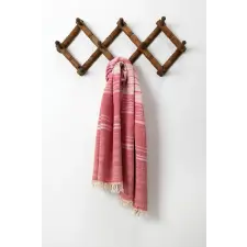  L'essential Maison Fouta (strandtörölköző) RedPink Bali - piros, rózsaszín lakástextília