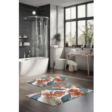  L'essential Maison Fürdőszobai szőnyeg szett (2 darabos) Többszínű CT-5326 lakástextília