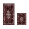  L'essential Maison fürdőszobaszőnyeg szett (2 darab), bordó, 510616 - bordó