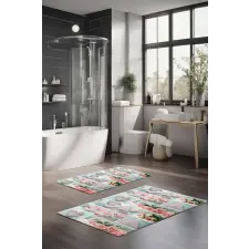  L'essential Maison Fürdőszobaszőnyeg szett (2 darabos) Többszínű CT-5259 lakástextília