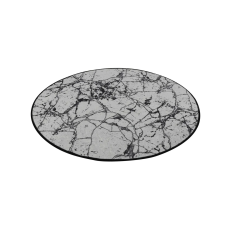 L'essential Maison fürdőszobaszőnyeg többszínű márvány mintás (100 cm) - fehér lakástextília