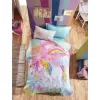  L'essential Maison Ranforce Four Seasons Young Quilt Cover Set Mint Pink Yellow Blue White Purple Dream - Mint
