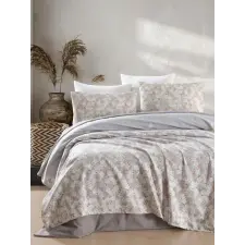  L'essential Maison Single Pique Dusty Rose Piti Yaprak - Rose lakástextília