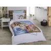  L'essential Maison Szatén Egyszemélyes Paplanhuzat Garnitúra Fehér Kék Barna Tengerészkék