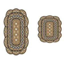  L'essentiel Maison Bathmat Set (2 Pieces) Brown 21017615Ka lakástextília
