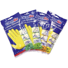 L+D CleanGo Latex kesztyű, szerelő kesztyű, védőkesztyű, sárga színű S-es (7) méretű CleanGo 1460 (1460-7)
