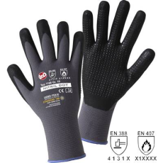 L+D NITRIL DOT 1166-11 Nylon Munkakesztyű Méret (kesztyű): 11, XXL EN 388 , EN 407 CAT II 1 pár (1166-11)