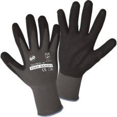 L+D worky FOAM SANDY 1160-11 Nylon Munkakesztyű Méret (kesztyű): 11, XXL EN 388:2016 CAT II 1 pár (1160-11)