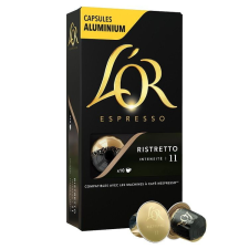  L'OR Espresso Ristretto Intenzita 11 - 100 alumínium kapszula, kompatibilisek a Nespresso® kávéfőzővel kávé