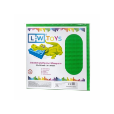 L-W Toys LW Toys kompatibilis építőjáték tábla / alap 50x50 nagy zöld barkácsolás, építés