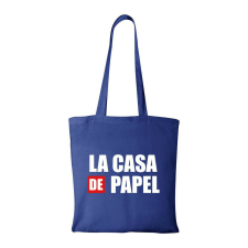 La casa de papelV2 - Bevásárló táska kék ajándéktárgy
