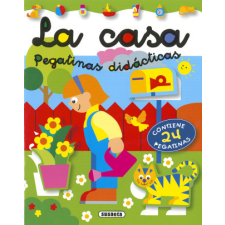  La casa pegatinas didácticas idegen nyelvű könyv