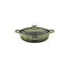 La Cuisine Green öntöttvas alacsony lábas fedővel 28 cm-es (432023)