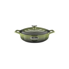 La Cuisine Green öntöttvas alacsony lábas fedővel 28 cm-es (432023) edény