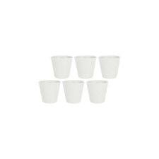 LA PORCELLANA BIANCA Set of 6 Aperegina Mugs - White, 75 ml edény